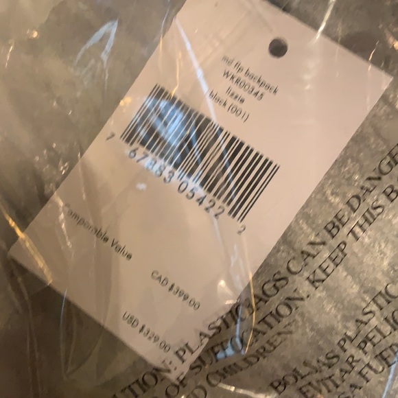 14. Kate Spade Lizzie Medium Flap Backpack in Black - Picture 10 of 13